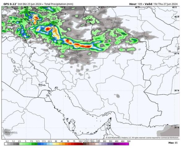 ادامه کاهش دما در تهران