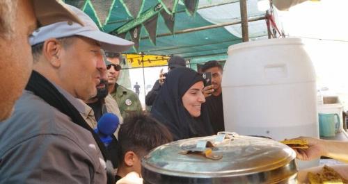 وزیر راه و شهرسازی از پارکینگ بزرگ اربعین مهران بازدید کرد