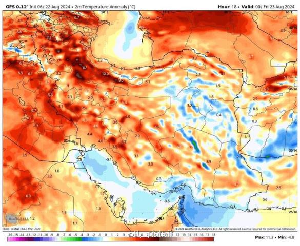 تشدید موج گرما در کشور هوا از امروز گرم تر می شود